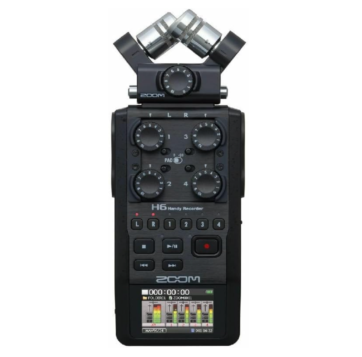 Zoom H6 Tragbarer 6 Spur Recorder